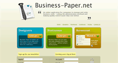 Desktop Screenshot of business-paper.dk